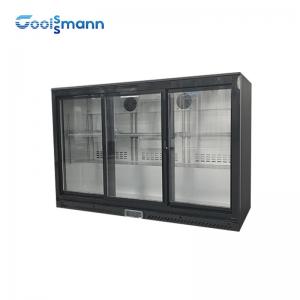 China Mini Undercounter Back Bar Refrigerator LED Control Beverage Fridge Display wholesale