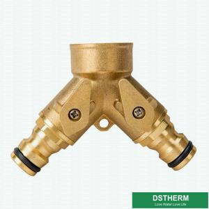 China Customized Garden Hose Pipe Fittings Garden Water Inlet Joint Hose Tap Pipe Two Ways Connector wholesale