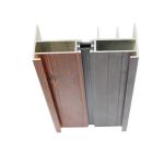 6063-T5 Wardrobe Aluminum extrusion profile , sliding wardrobe door