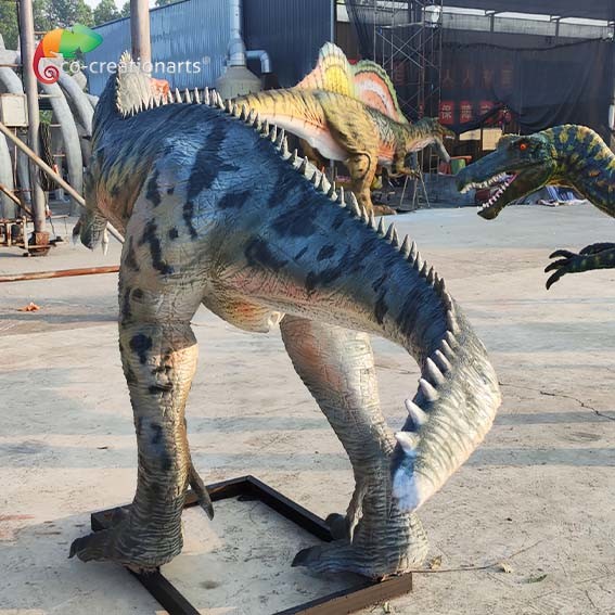 China Size 6m Life Size Animatronic Dinosaurs Megalosaurus For Jurassic Park Exhibition wholesale