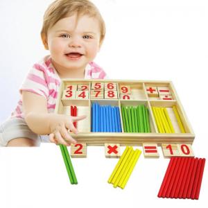 China Figure Blocks Counting Wooden Toys Montessori Educational Children Gift on sale