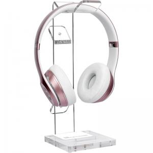 China Acrylic Display Rack for Earphone Headphone Game Headset Headphone Holder with Cable Organizer wholesale