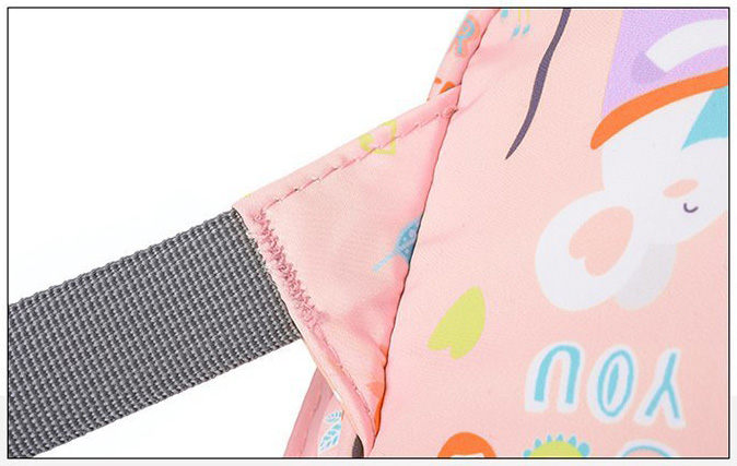 Animal Prints Polyester Rucksack Changing Travel Diaper Bags 27*15*42cm