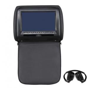 China 16 / 9 Mode Automobile Headrest DVD Player , Touch Screen Headrest Monitor 9 Inch 800*480 Pixels wholesale