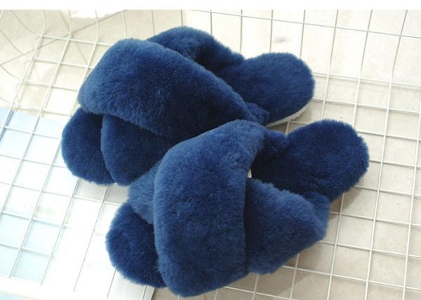 Quality Sheep Wool Slippers Fashion LADIES SHEEPSKIN SCUFF Bedroom Slippers for sale