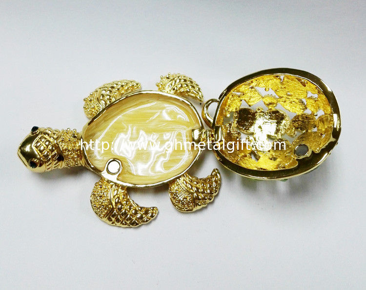 Turtle metal trinket box Turtle jewelry box turtle shaped trinket box for gift