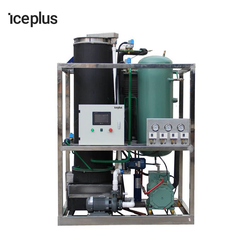 Low Noise Ice Tube Maker Machine Commercial Ice Machine Eco Friendly