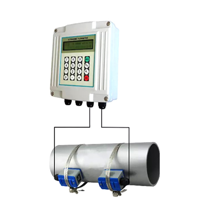 Wall Mounted Ultrasonic Flow Meter Fixed Separated Multi Pulse