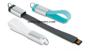 China On sell Silicone lanyard usb drive, Silicone Strap USB Flash Drive on sale