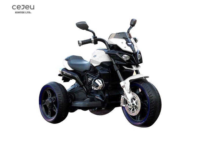 Dual Drive Kids Riding Motorcycles Handle Accleration 6V4AH