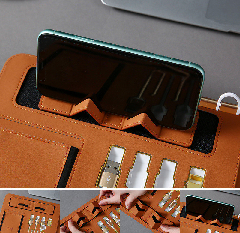 Ultraportable Leather Business Portfolio