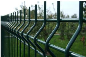 China 2.4m Green 3D Welded Wire Fence PVC Plastic Coated Wire Fencing wholesale