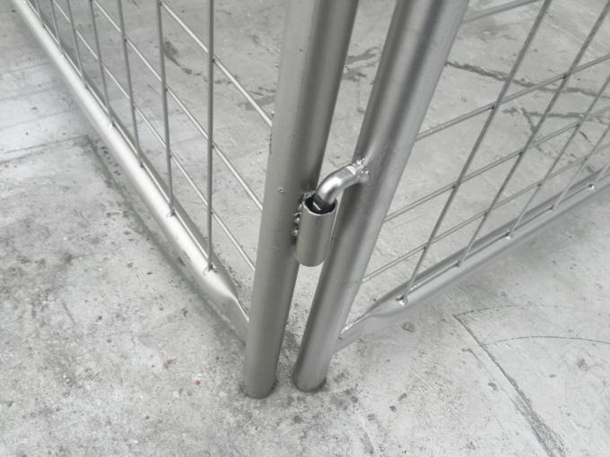 Customized Galvanised Steel Rubbish Cage HDG 14 Microns / 42 Microns