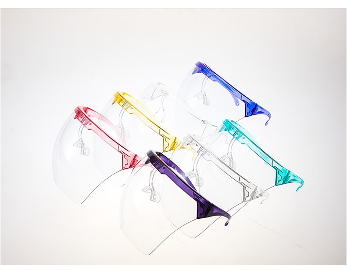 Anti Dust Disposable Face Shield Mask 3ply Non Medical Face Mask with Face Shield