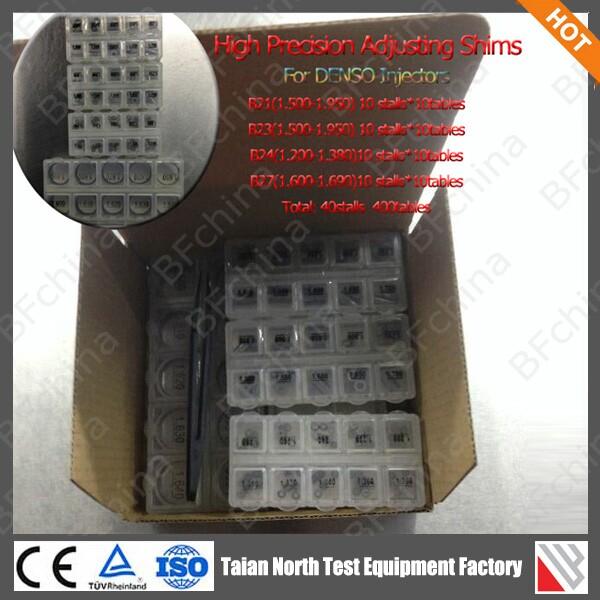 Quality Denso common rail injector repair kits injector shim for sale