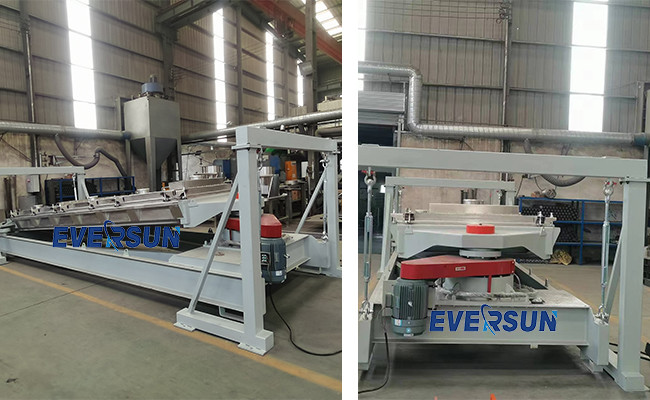 Stainless Steel 304 / 316L Gyratory Screen Machine For Accurate Material Classification