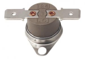 China T24-XF1-TB KSD301 Bimetal Thermostat/Switch(PPS case; Fixed stainless Steel B type bracket; Max Ambient Temp 200℃ ) wholesale
