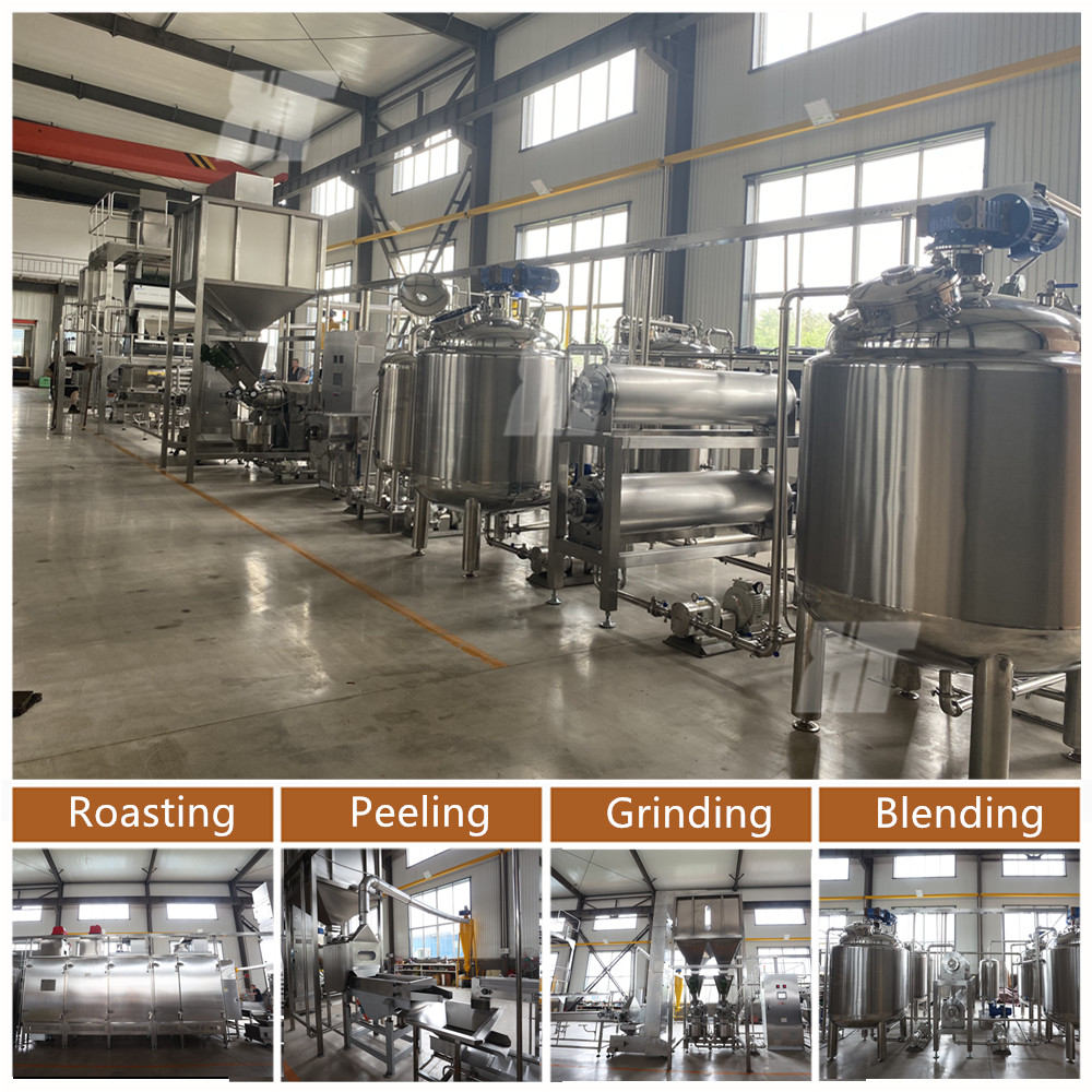 High Capacity Peanut Butter Processing Plant Peanut Butter Grinding Machine