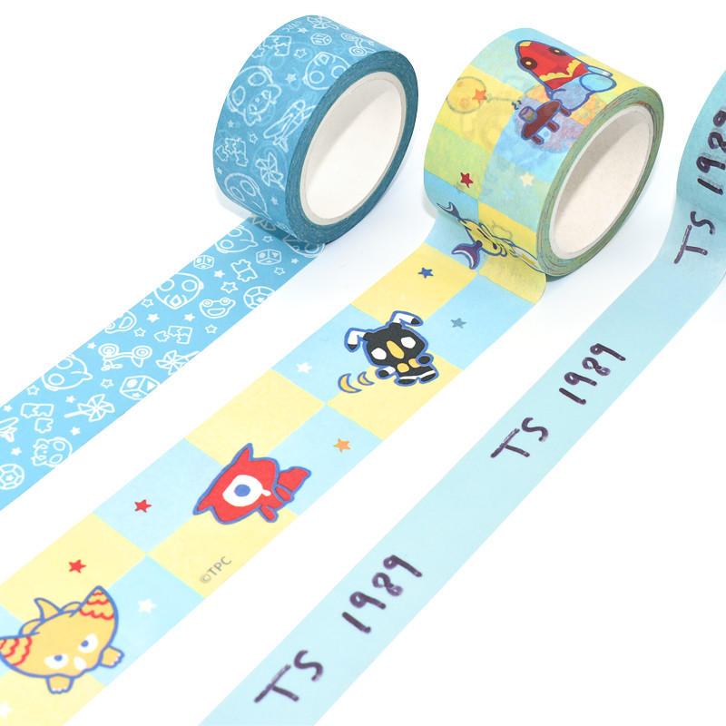 Colorful DIY Scrapbook Japanese Washi Paper Custom Waterproof Masking Washi Tape