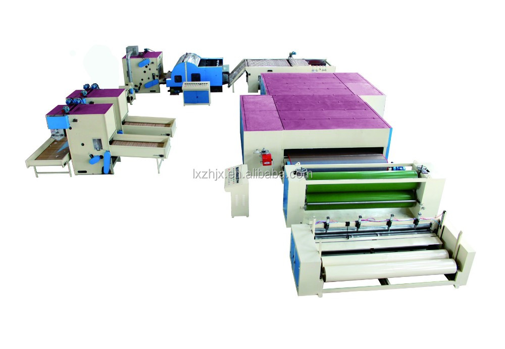 Nonwoven PET Polyester Thermal Bonded Wadding Production Line Machine