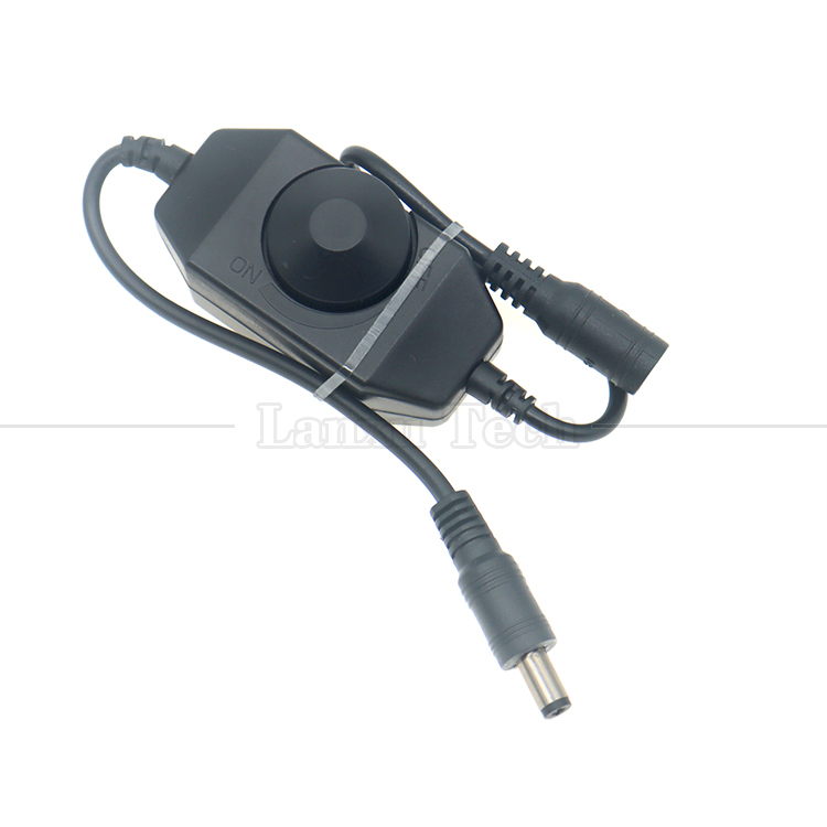 CE Certificate 12V 24V Male to Female DC Power ON OFF Switch Controller LED Dimmer for Lamp
