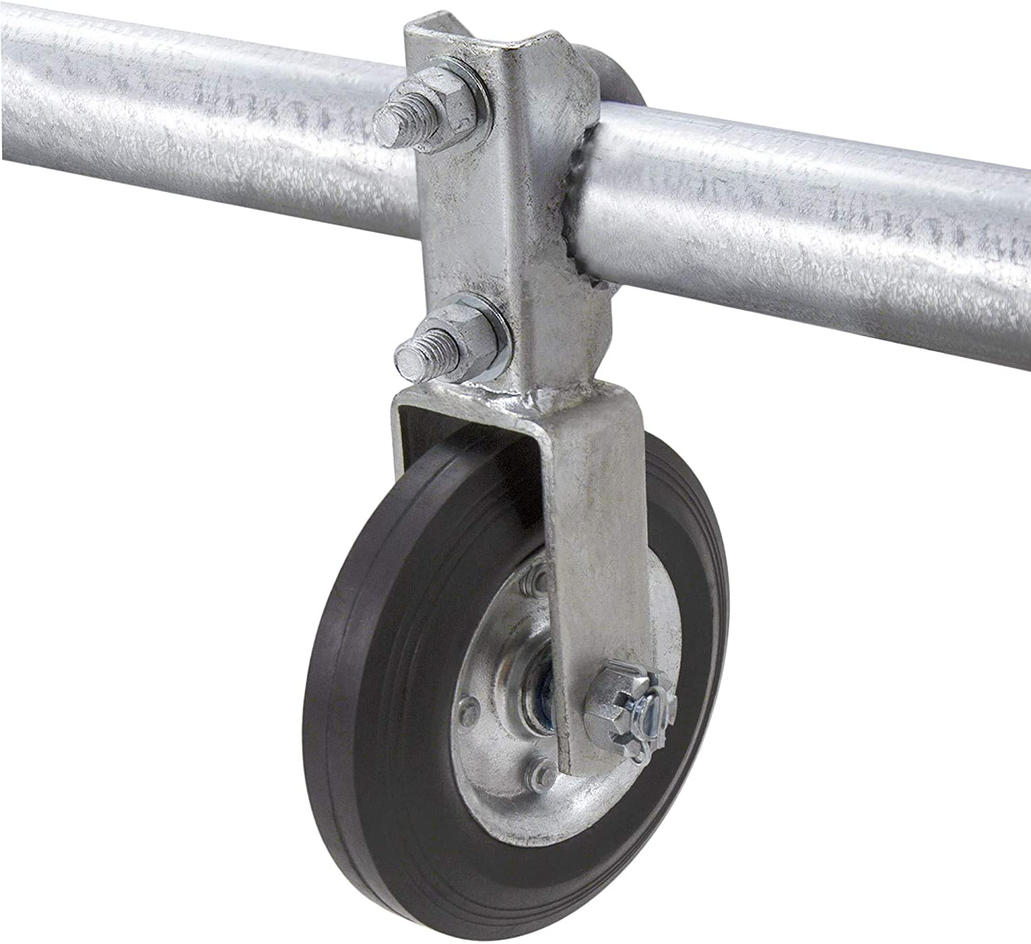 Hot Galvanized Metal Chain Link Fence Rolling Gate Carrier Wheels