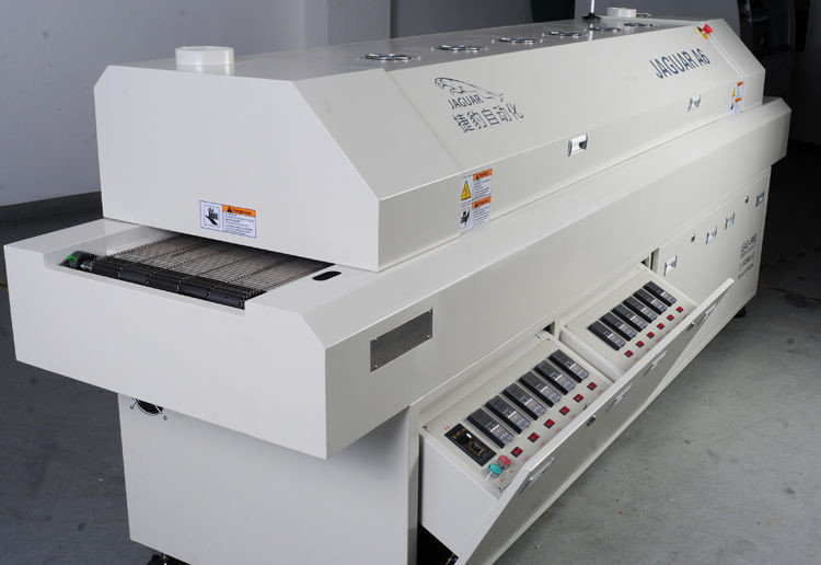 High Performance Lead Free Reflow Oven 3500 * 800 * 1320mm Dimension Compact