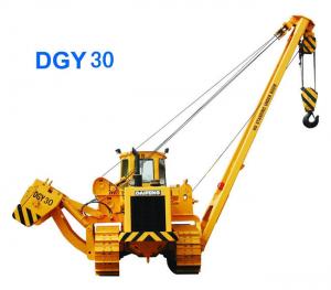Energy Conservation Road Construction Machinery Pipe Crane Rated Loading Capacity 25 Ton