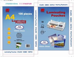 China A4 A3 letter 75MIC 80MIC 125MIC hot thermal lamination film laminating film pouch lamination film supplier from China wholesale