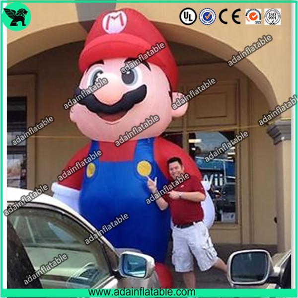 Quality Event Advertising 5m Giant Inflatable Mario Cartoon Inflatable Mario Mascot for sale