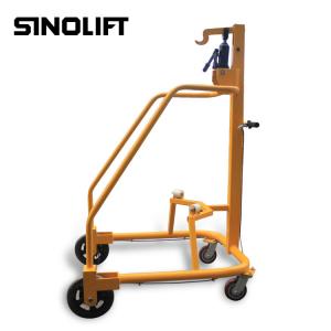 China COT400 Portable Oxygen Cylinder Cart With Wheels Lifting Height 450mm Capacity 400kg wholesale