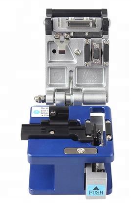 Fiber Optic Cleaver 36000 Fiber Blade Life Cutting Length 9 - 16mm White And