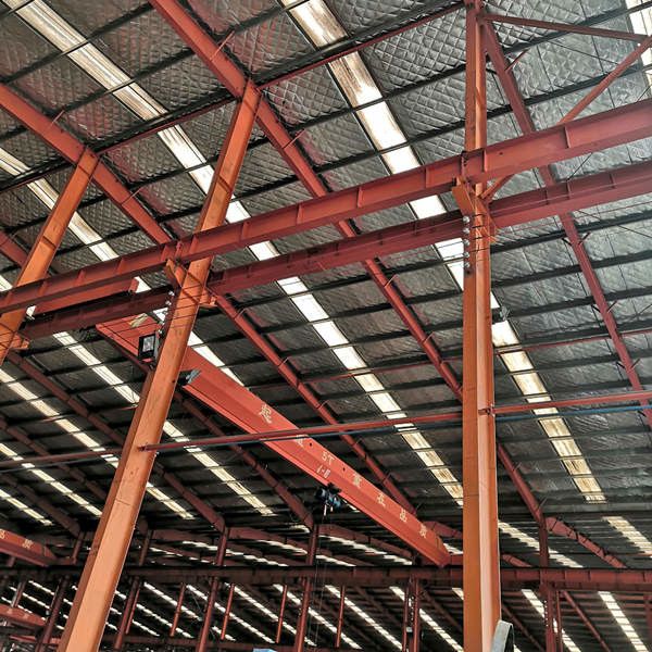 Premium Light Metal Sloping Roof Steel Structure Building Workshop