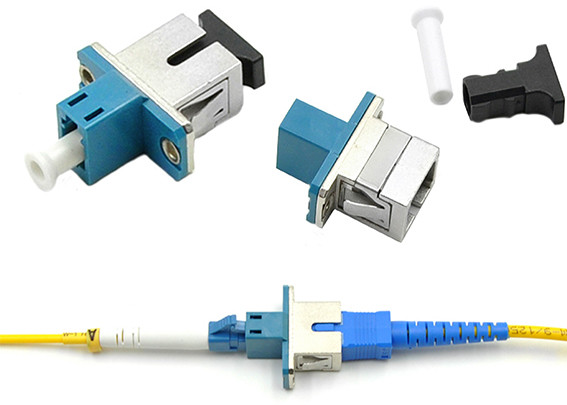 Hybrid Fiber Optic Adapter SC UPC - LC UPC or LC - SC Fiber To The Home