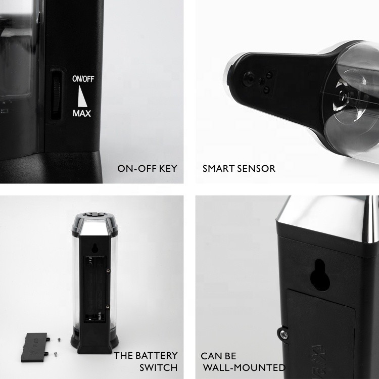 FCC Battery Operated Sanitizer Dispenser 500ML Countertop Automatic