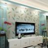 Buy cheap Natural Green Plants Pattern Suede Wallpaper Fashion Wallcovering Distributors from wholesalers