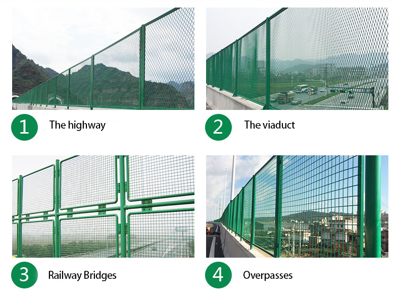 Decorative Garden Panels Straight Barrier Stainless Steel Welded Wire Mesh Fence