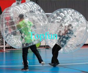 China Football Bouncer Play Inflatable Body Bumper Ball , Competitive Games Body Bumper Roll wholesale
