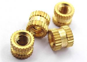 China #10-32 UNC Thread Stainless Steel Nuts Brass Threaded Inserts For Plastic wholesale