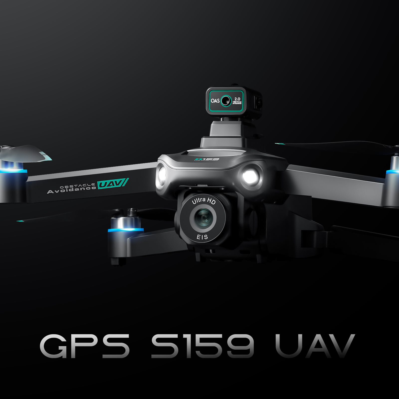 S159 Gps Remote Control Display Screen Professional Camera Brushless Drone Toy Drone Rc with Plastic and 720P Camera