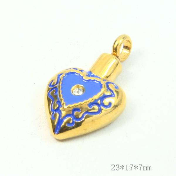 Fashion New Unique Design Stainless Steel Perfume Bottle Chain Necklace Pendant
