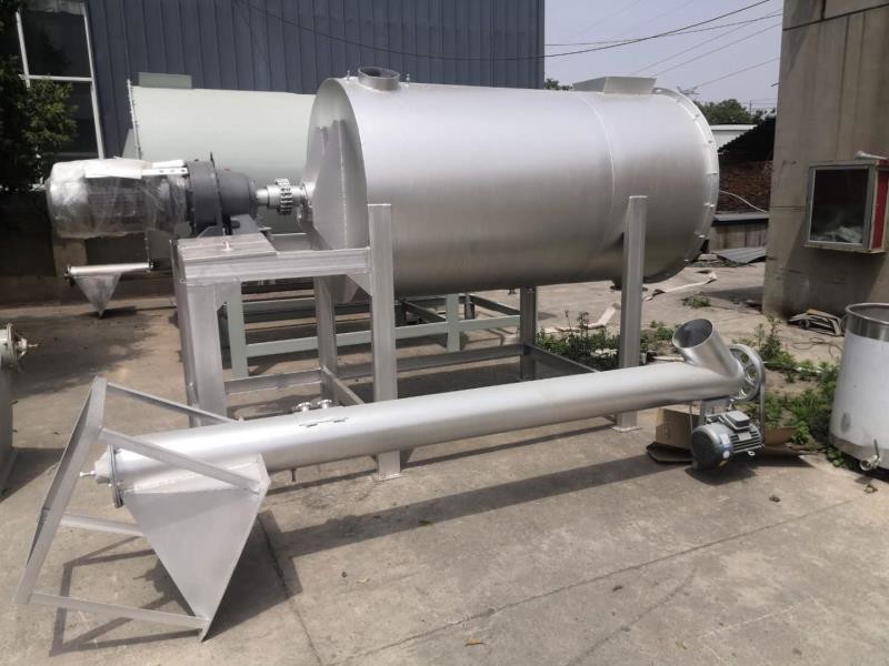 Stainless Steel 3000Ltr Double Helical Ribbon Blender U Barrel Structure