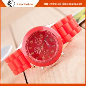 China Geneva Silicone Watch Silicon Watches Unisex Watch Jelly Watch Kids Watch Boys Girls Watch wholesale