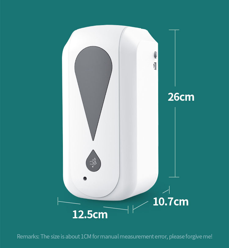Wall Mount Automatic Soap Dispenser Automatic Hand Liquid Foam Automatic Liquid Sensing Dispenser