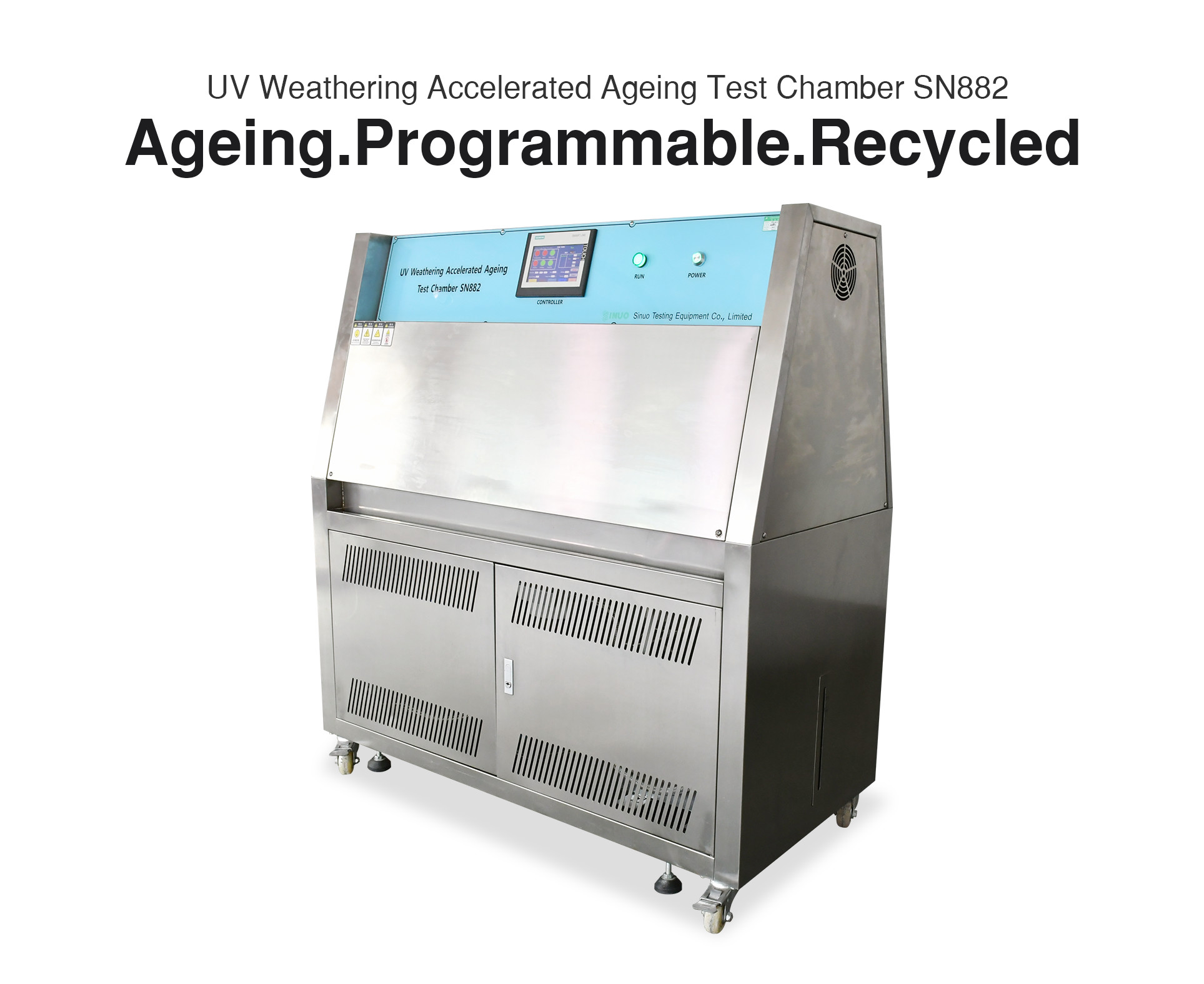 UVA Environmental Test Chamber ISO 11507 UV Accelerated Weathering Chamber