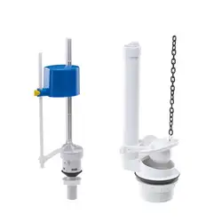 Toilet Water Tank Fittings Adjustable Fill Valve With Adjustable Overflow Pipe Height