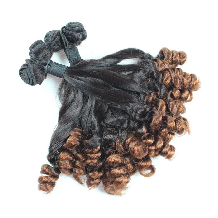 7A Grade Wholesale Vrigin Remy Ombre Color in Funmi Hair Extension