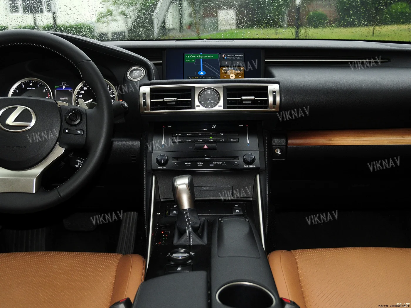 Viknav Linux System For Lexus IS 2013 -2017 Wireless Apple CarPlay Android Auto only support original car 7 inch Screen