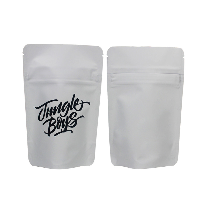 14g Custom Matte Stand Up Mylar Food Bags Pouch Moistureproof Packaging