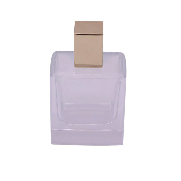 Square 3D drawing Zinc Alloy 26*33mm Perfume Bottle Lids